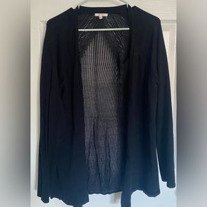 Long black see through back Cardigan, Size XXL from maurices